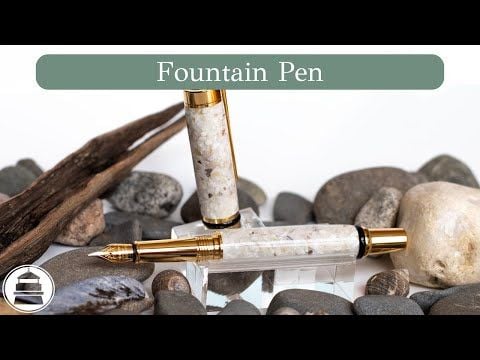 Masur Birch Rollerball Pen. Mini Short Pocket/Purse store Size Pen.