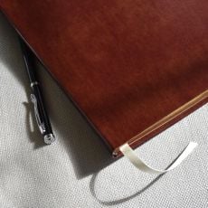 Large Leather Journal (Ruled) - 9.75" x 7.5"