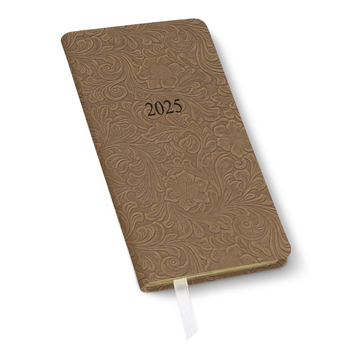 Gallery Leather Pocket Weekly Monthly Planner 2025, Elegantly Bound Calendar ...