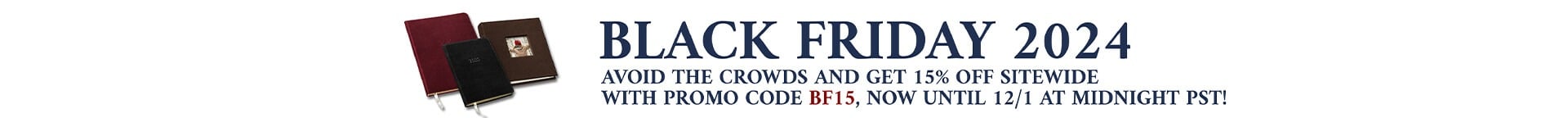 15% off sitewide with promo code BF15